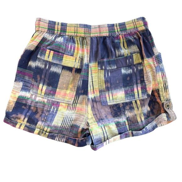 Anthropologie Pilcro Heirloom Tie-Dye Plaid Shorts - Picture 6 of 7